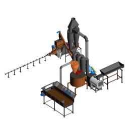 Briquette press Briketovací linka