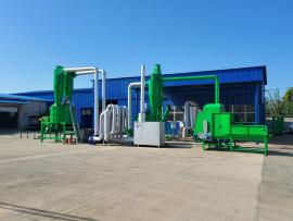 Briquette press Briketovací linka |  Waste wood processing | Woodworking machinery | Pila Hradec 