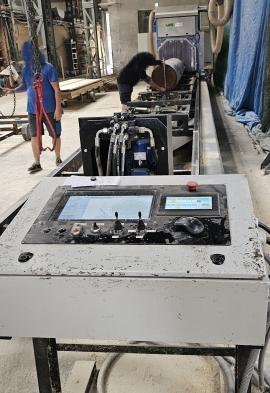 Double saw blade angle saw Dekos made s.r.o. PP-550 |  Sawmill machinery | Woodworking machinery | Drekos Made s.r.o